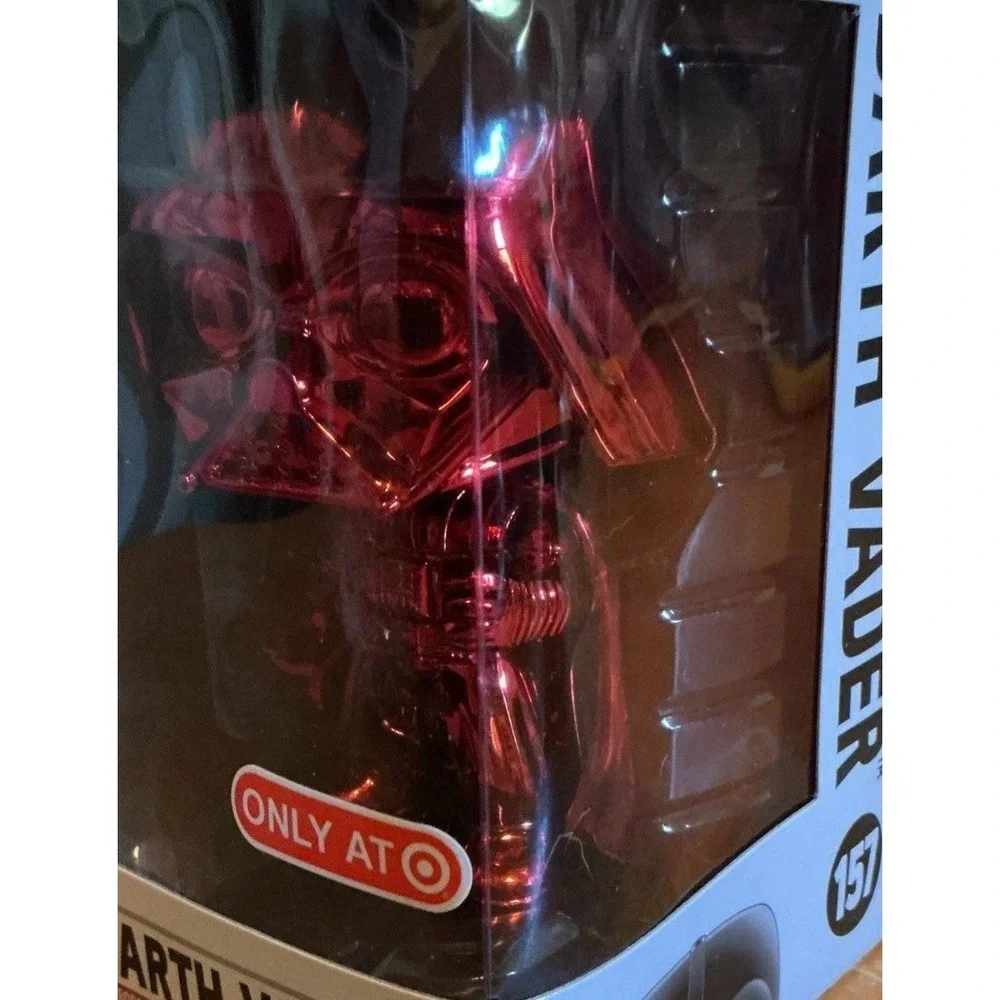 Funko Pop! 157 Star Wars - Darth‎ Vader Red Chrome - Target Exclusive Figure